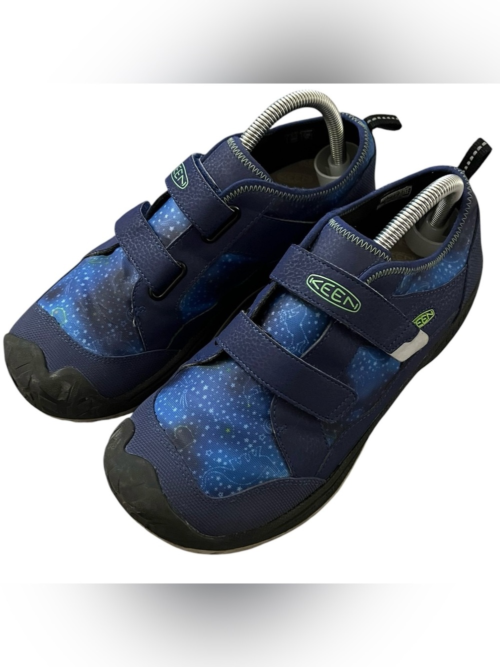 Keen Speed Hound Blue Depths Green Flash Sneakers Kids 7 Space‎ Stars 1027820